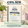 CPA AUD Printed Complete Study Guide