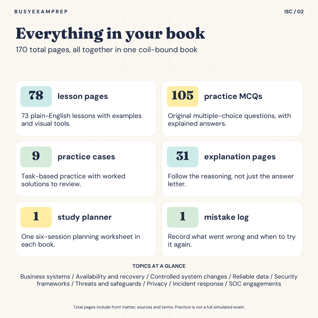 CPA ISC Printed Complete Study Guide