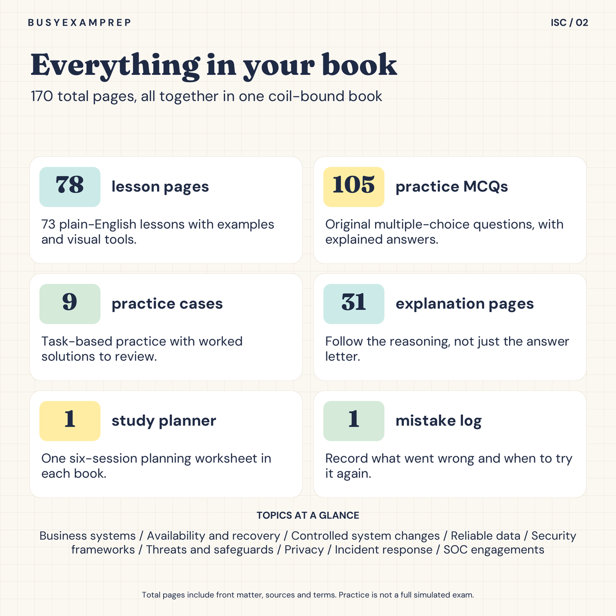 CPA ISC Printed Complete Study Guide