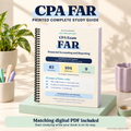 CPA FAR Printed Complete Study Guide