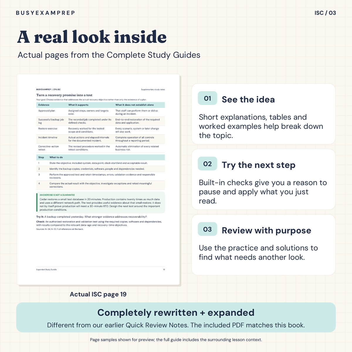 CPA ISC Printed Complete Study Guide