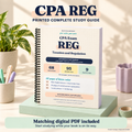 CPA REG Printed Complete Study Guide