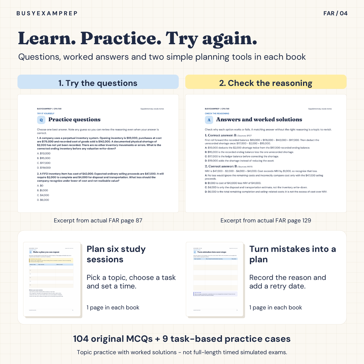 CPA FAR Printed Complete Study Guide