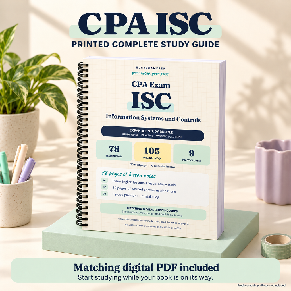 CPA ISC Printed Complete Study Guide