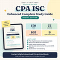 CPA ISC Complete Study Guide, Digital Edition. Enhanced Complete digital guide cover and content counts. No printed book.