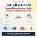 Enrolled Agent Complete Study Guides, All 3 Parts, Digital Edition. Enhanced Complete digital guide cover and content counts. No printed book.
