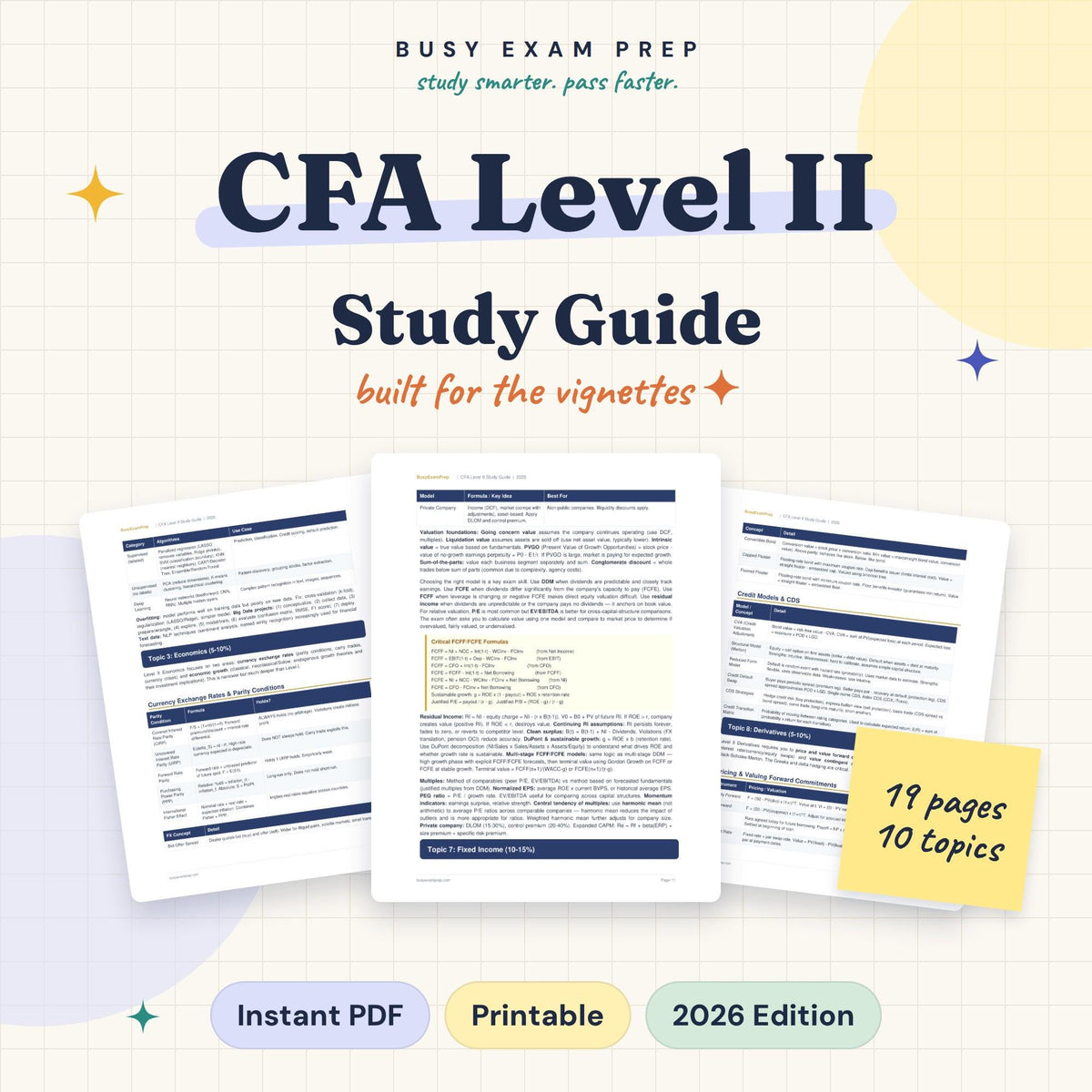 CFA Level 2 Study Guide product preview