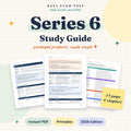 Series 6 study guide cover showing 21 pages