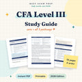 CFA Level 3 Study Guide product preview