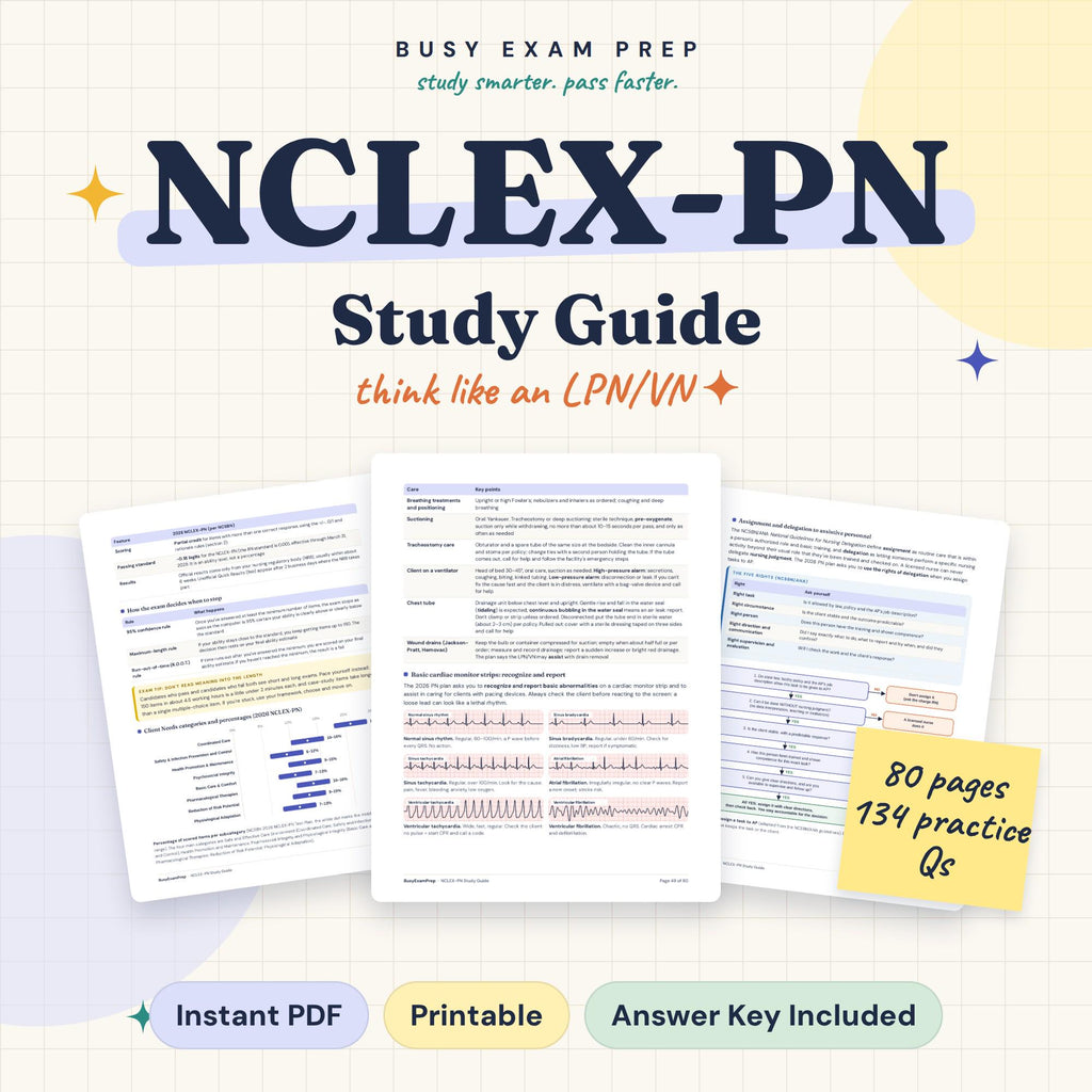NCLEX-PN Study Guide product preview