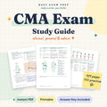 Medical Assistant CMA (AAMA) Exam Study Guide digital cover, 109 pages and 172 practice questions