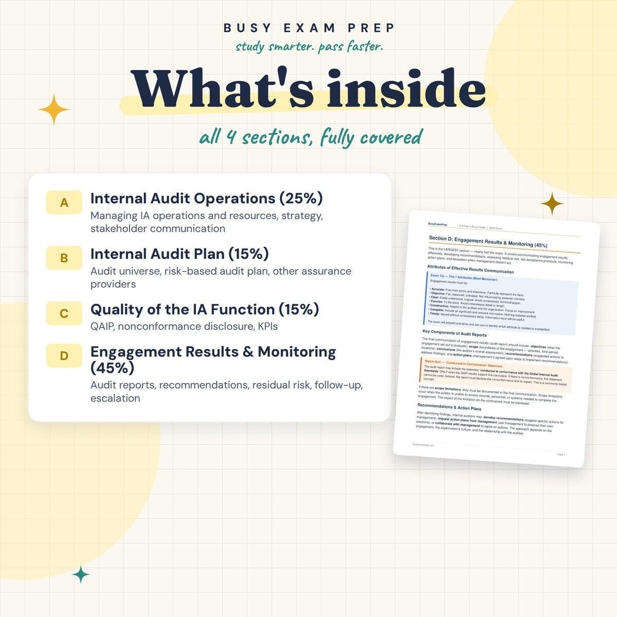 CIA Part 3 Study Guide topic overview inside the digital guide.
