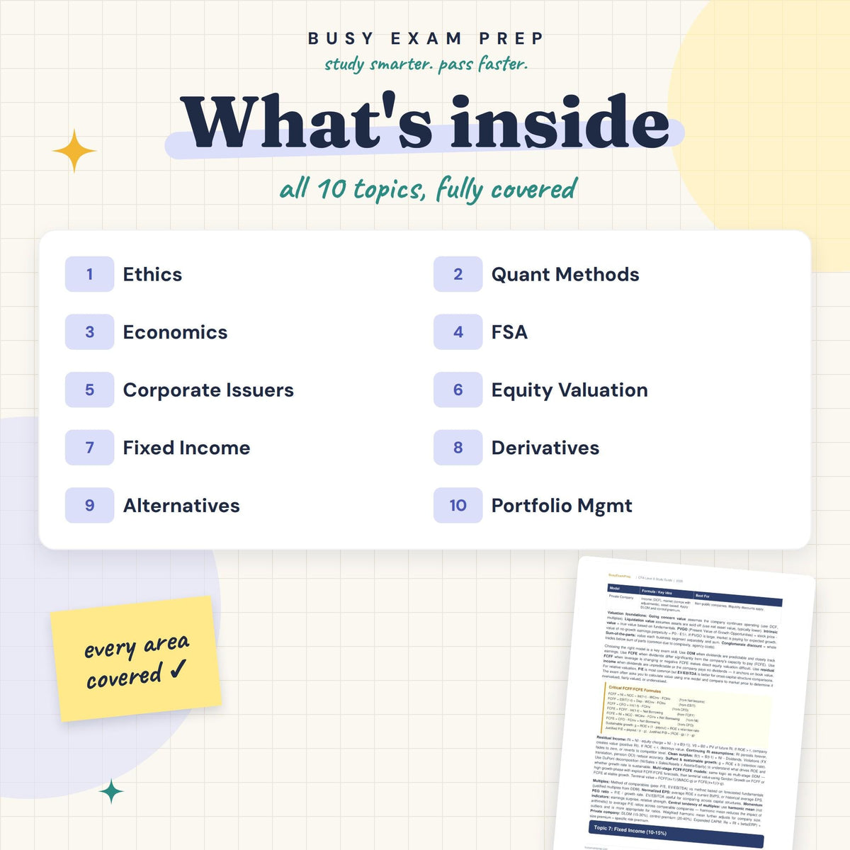 CFA Level 2 Study Guide — preview 2