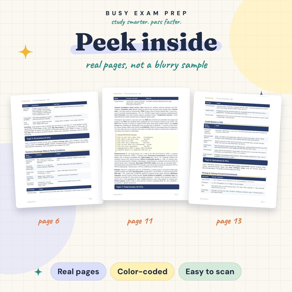 CFA Level 2 Study Guide — preview 4