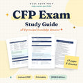CFP Exam Study Guide digital cover, 29 pages