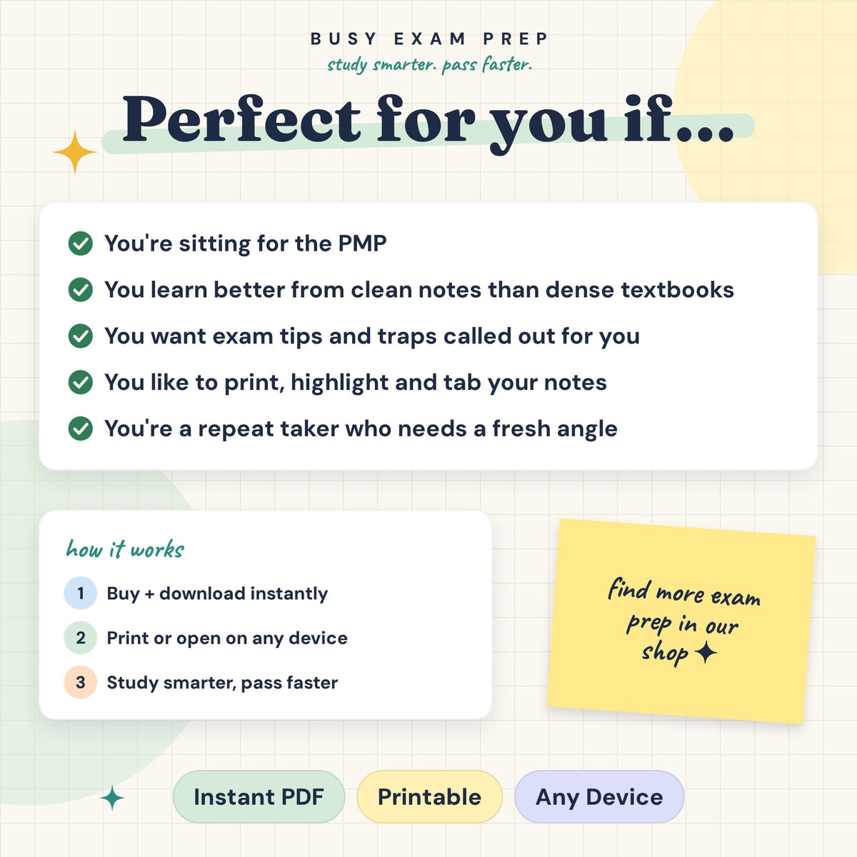 PMP guide reader audience and digital format