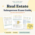 Real Estate Salesperson Study Guide - National Portion digital cover, 69 pages