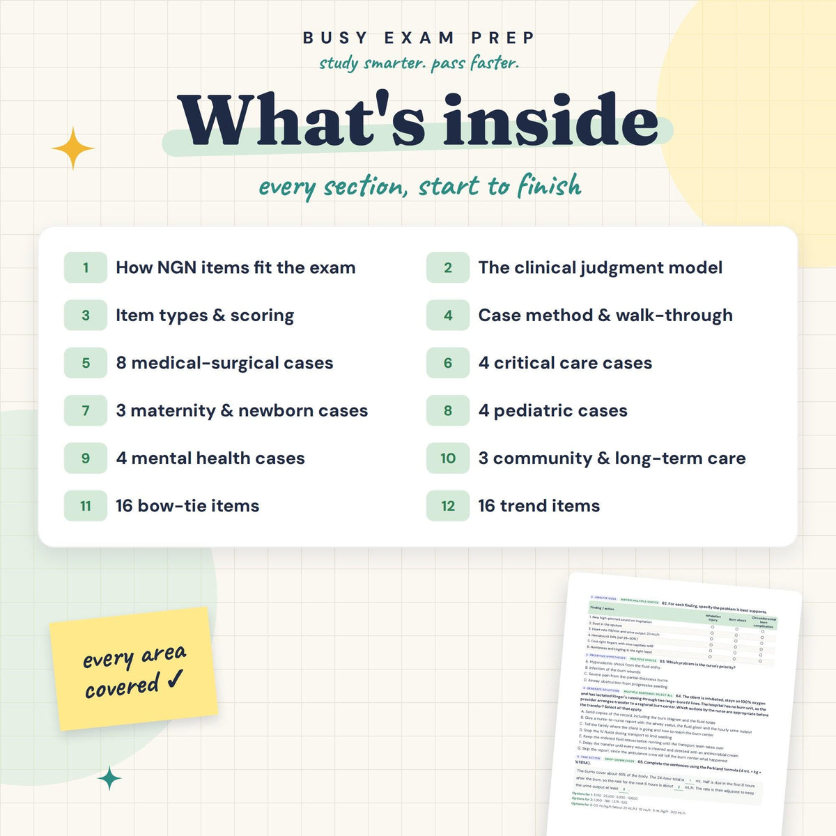 NCLEX Next Generation Case Study Workbook — preview 2