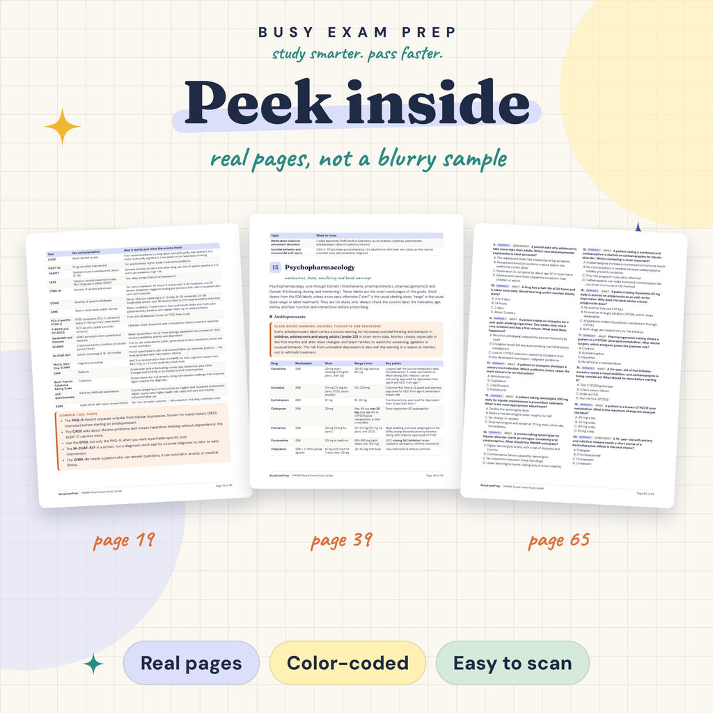 PMHNP Board Exam Study Guide — preview 4