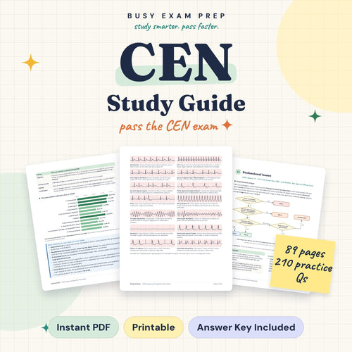 CEN Exam Study Guide product preview