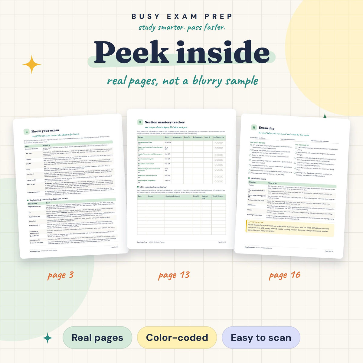NCLEX RN Study Planner — preview 4