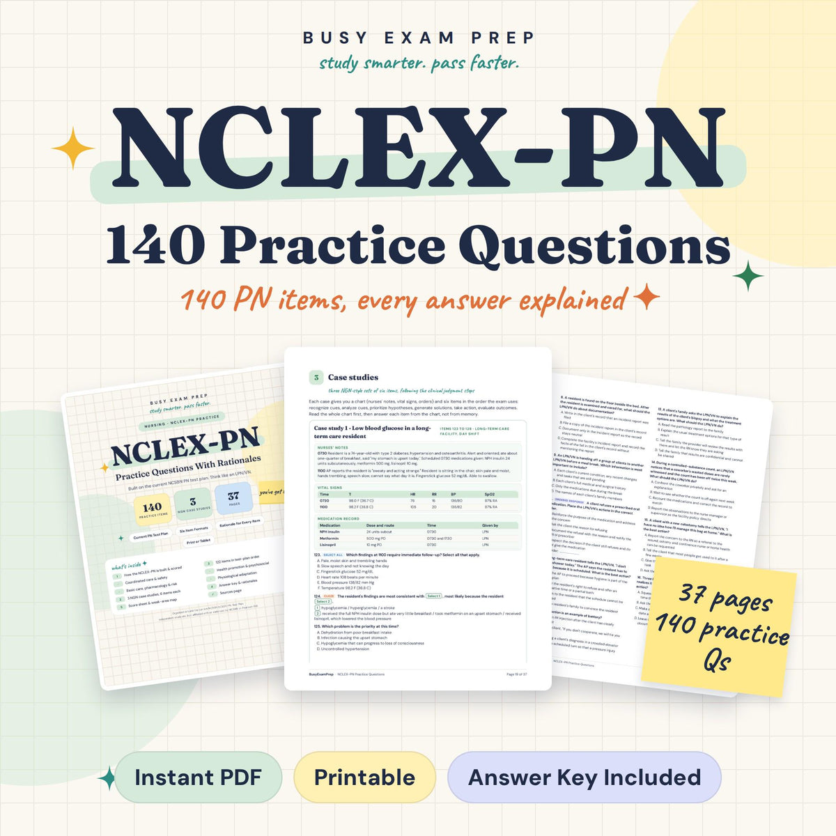 NCLEX-PN Practice Questions product preview