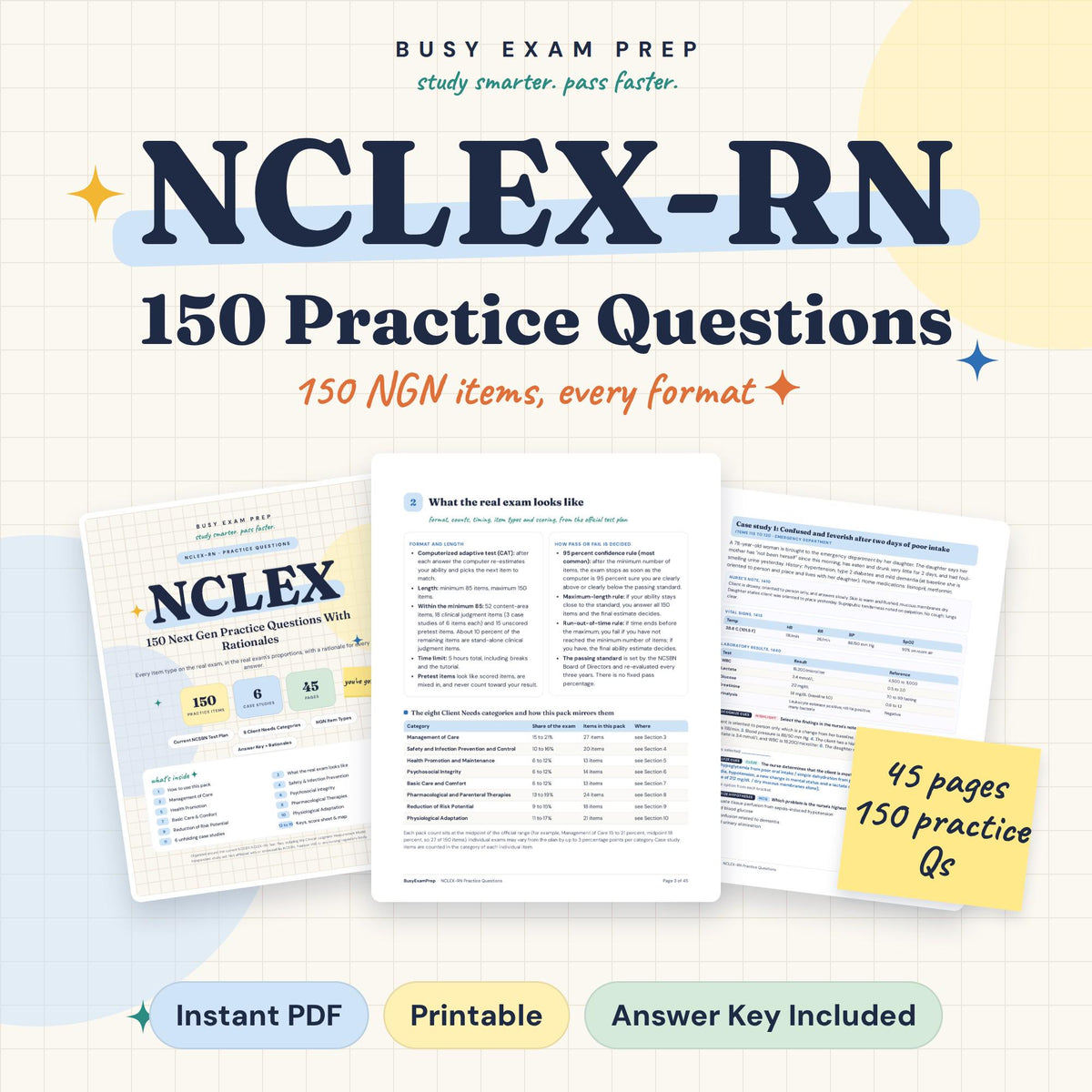 NCLEX-RN Practice Questions product preview