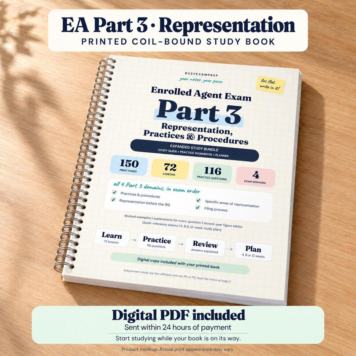EA Part 3: Representation — Printed Study Guide product preview