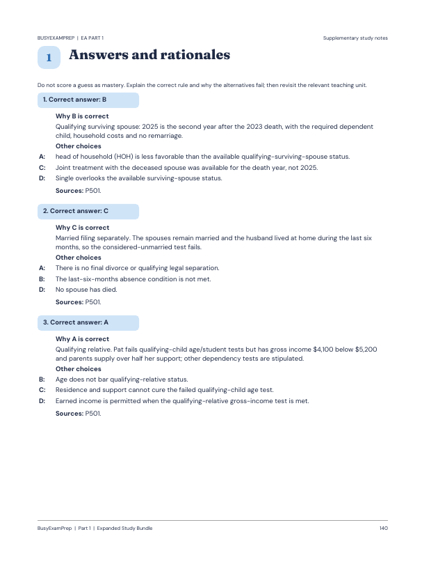Enrolled Agent Part 1 Complete Study Guide, Printed Edition